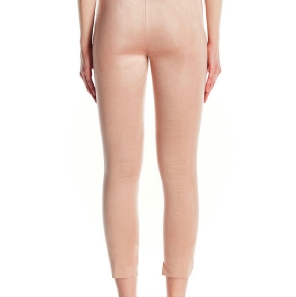 NWT Dusty Pink Vegan Microsuede Leggings - Picture 3 of 15